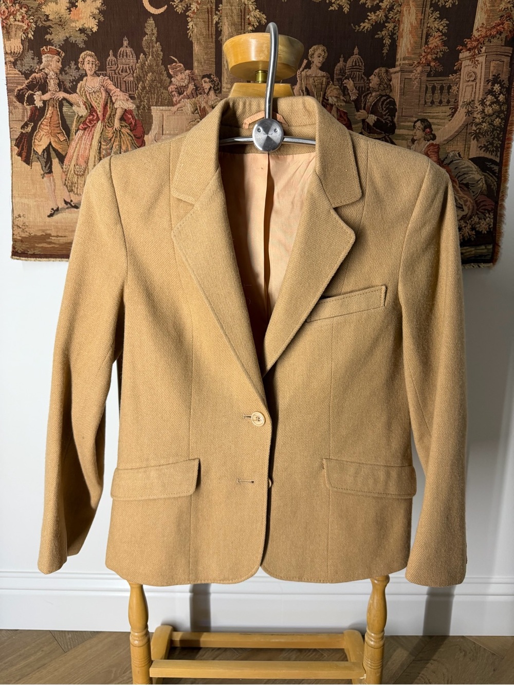 Blazer 100% Pure New Wool Camel